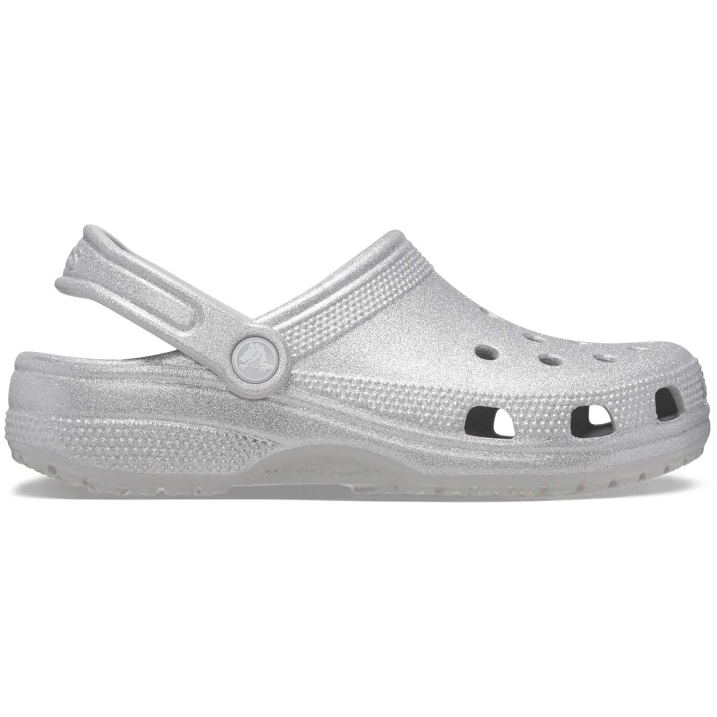 Crocs Classic Glitter Clogs 205942 Silver Glitter