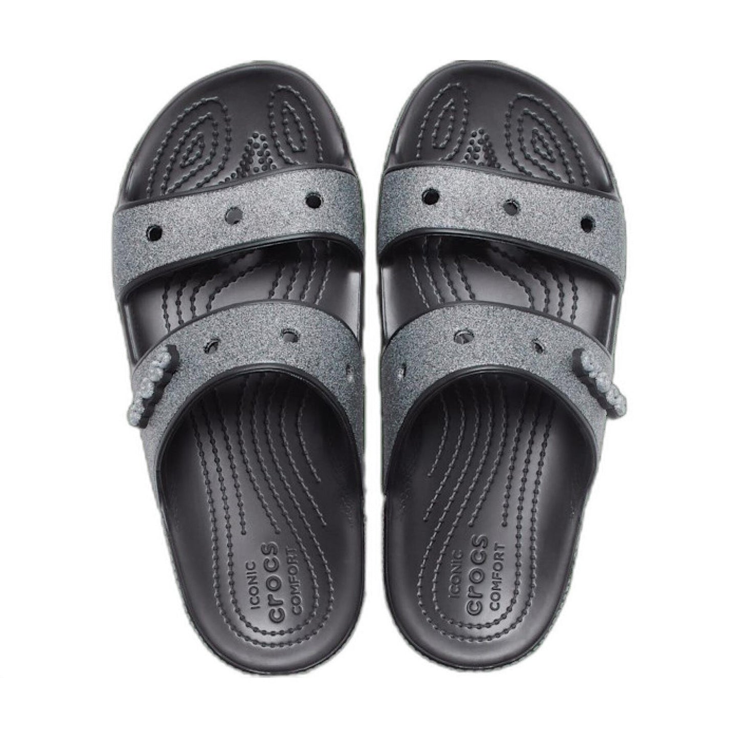 Crocs Classic Glitter II Sandal 207769 Black