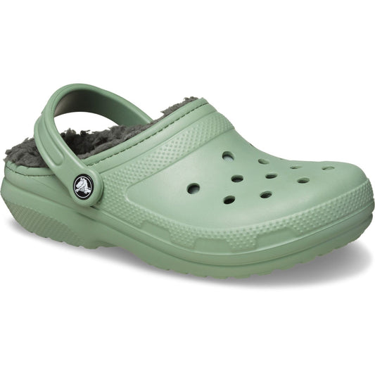 Crocs Classic Lined Clog (203591) - Moss/Multi