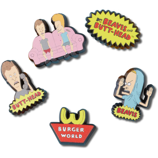 Crocs Jibbitz Beavis and Butthead 5 Pack