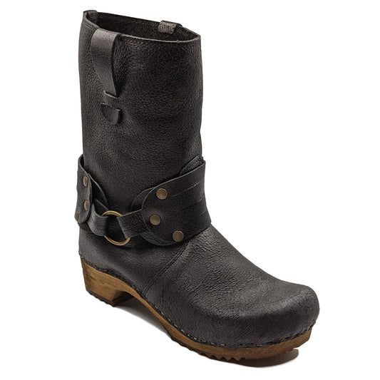 Sanita Mohawk Danish Clog Boots in Black (452203)