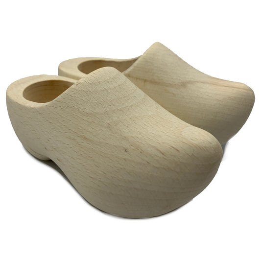 World of Clogs Plain Decorative All-Wooden Dutch Clogs