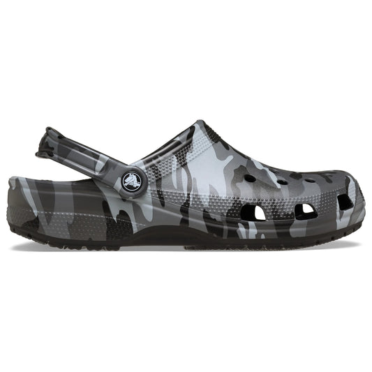 Crocs Classic Camo Clog (211936) - Black/Slate Grey