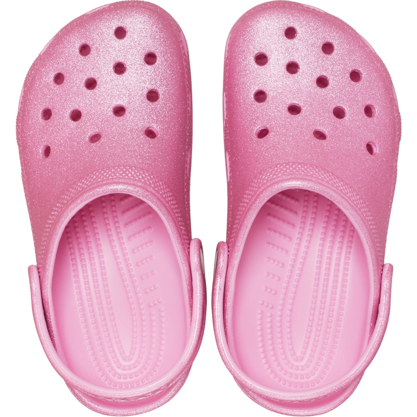 Crocs Classic Glitter Kids Clogs (206993) - Pink Tweed