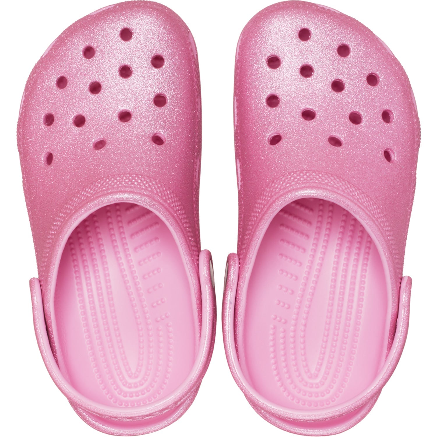 Crocs Classic Glitter Kids Clogs (206993) - Pink Tweed