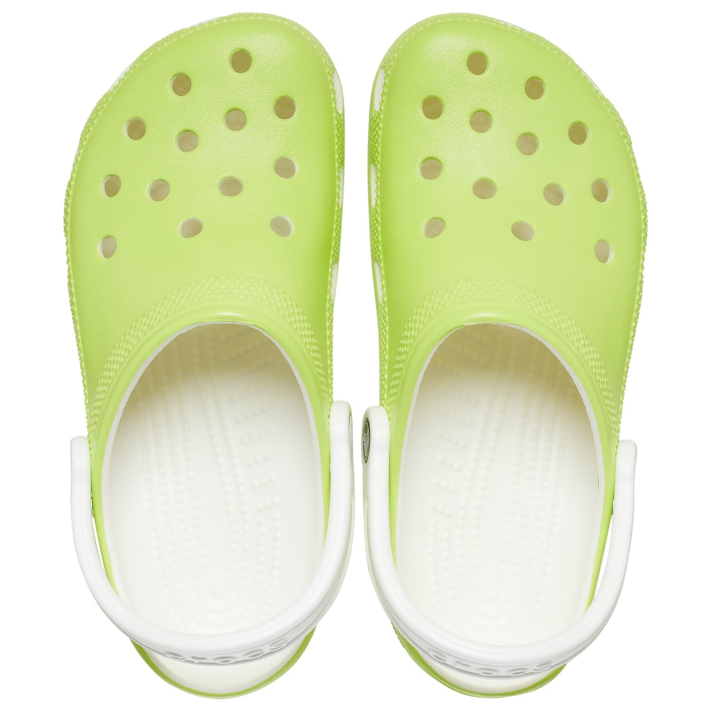 Crocs Classic Glow in the Dark Kids Clogs (209158) - Limeade