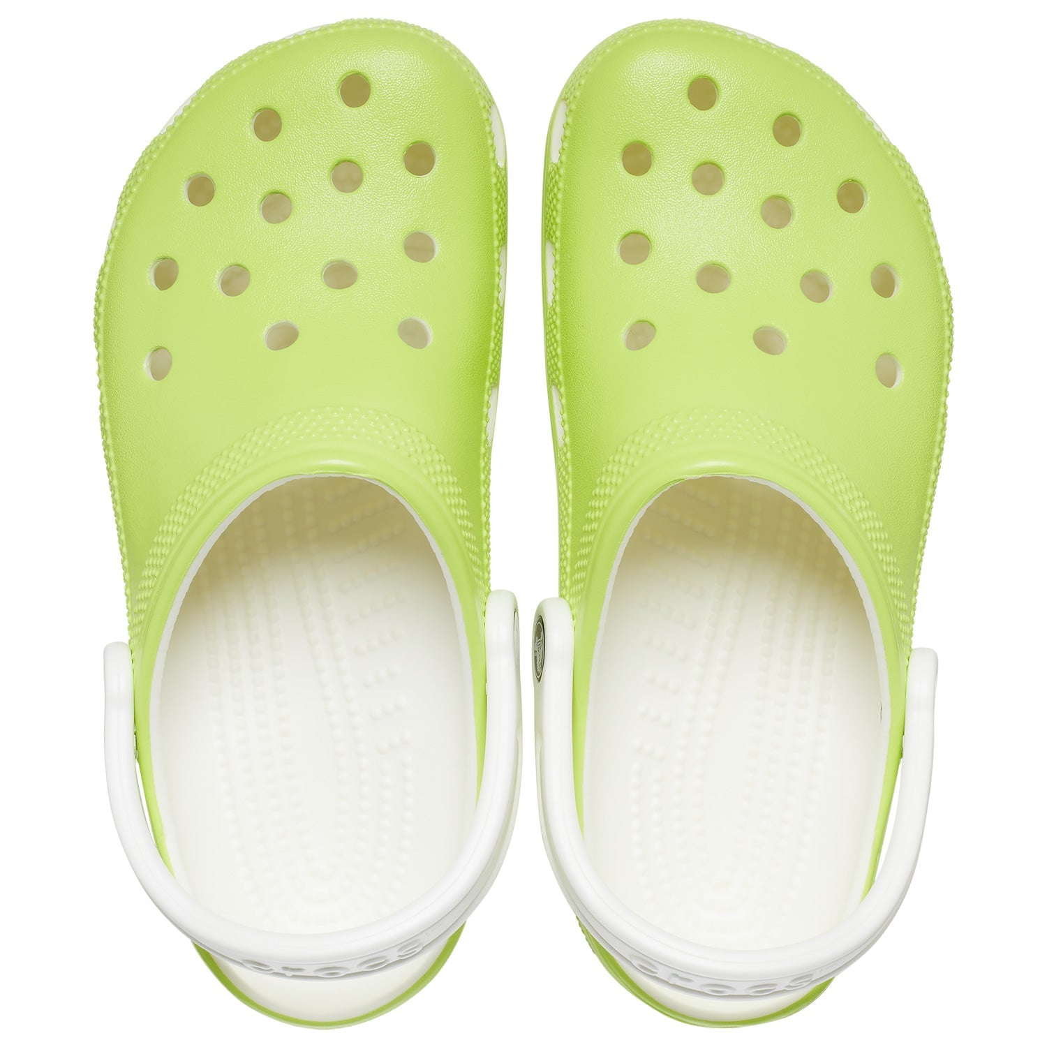 Crocs Classic Glow in the Dark Kids Clogs (209158) - Limeade