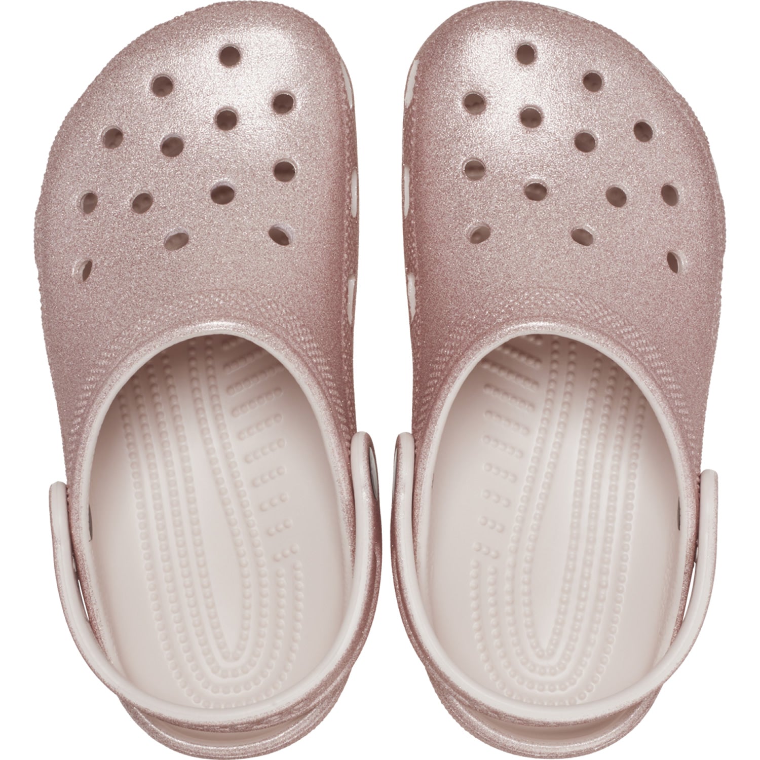 Crocs Classic Glitter Kids Clogs (206993) - Quartz Glitter