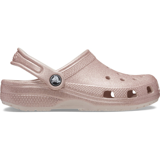 Crocs Classic Glitter Kids Clogs 206993 Quartz Glitter