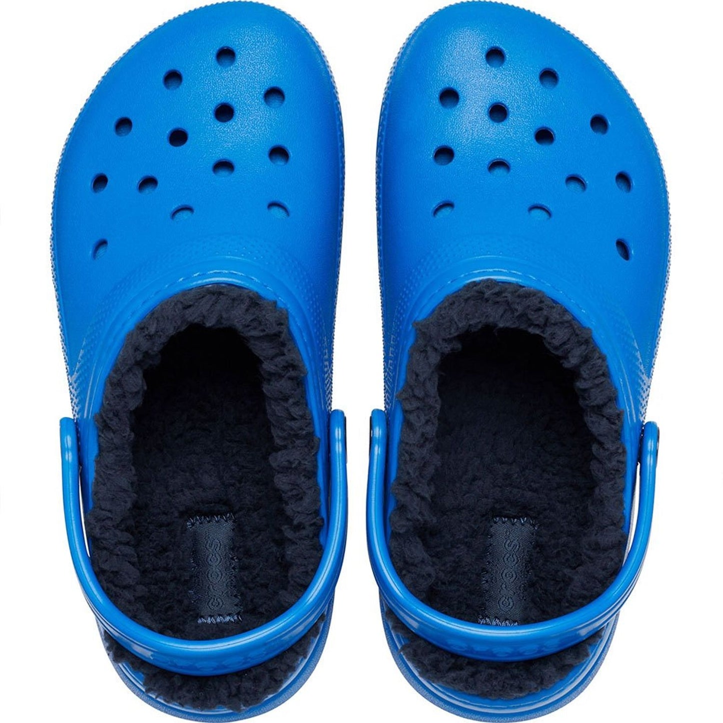 Crocs Classic Lined Kids Clogs (207010) - Blue Bolt