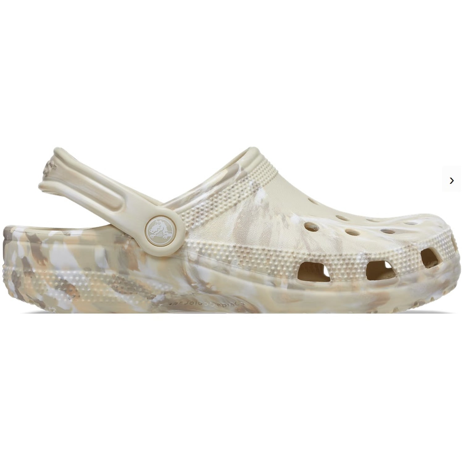 Marbled Clog 206867 Bone Multi