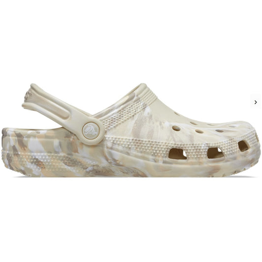Marbled Clog 206867 Bone Multi