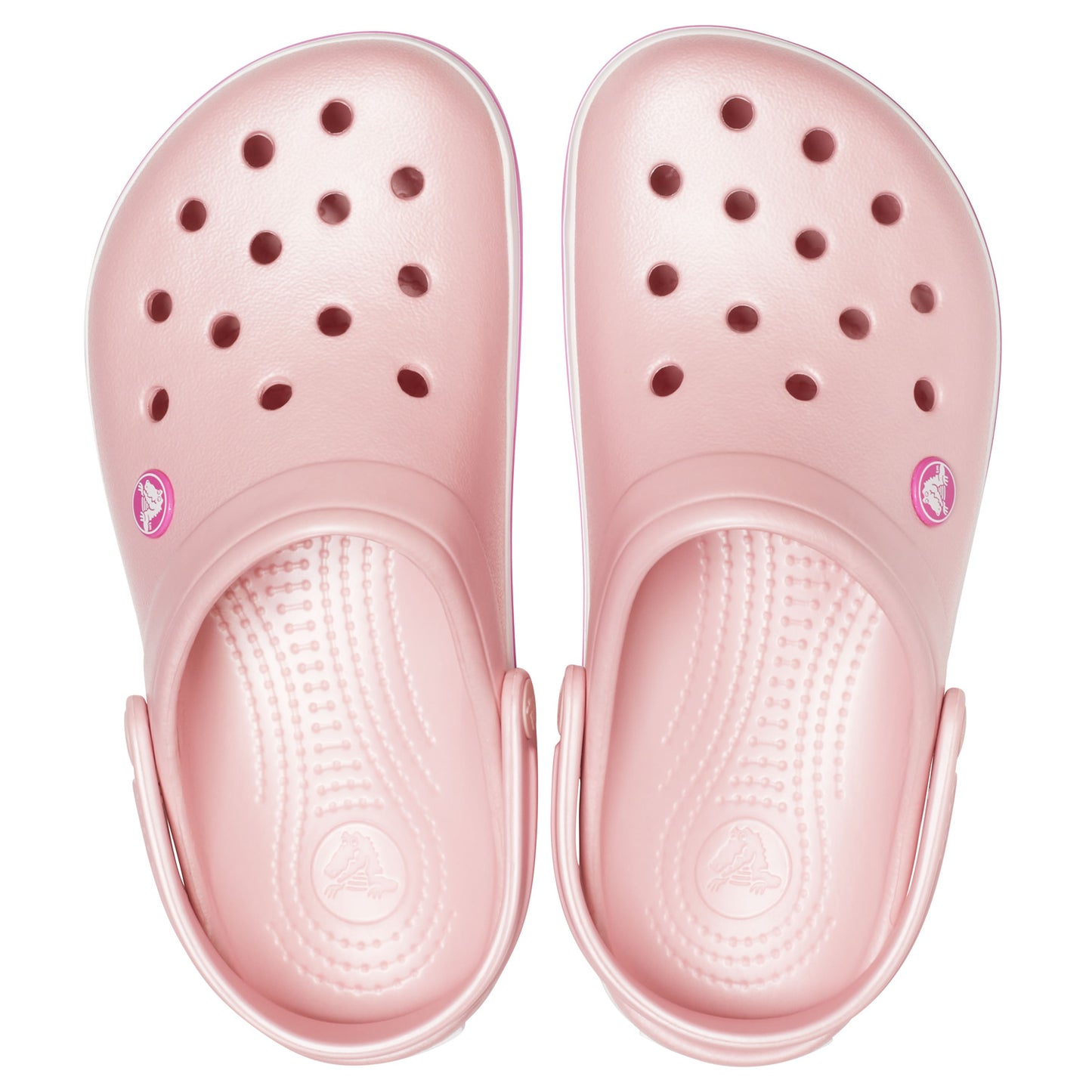 Crocs Crocband Clogs - Pearl Pink/Wild Orchid