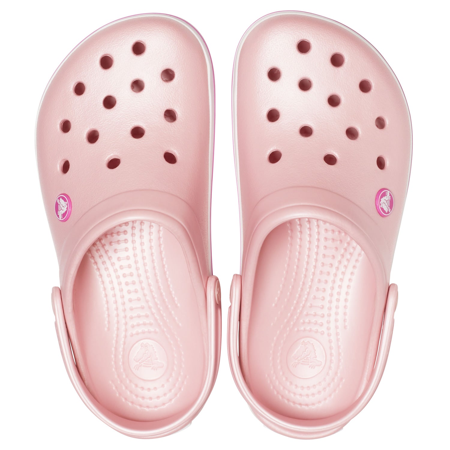 Crocs Crocband Clogs - Pearl Pink/Wild Orchid