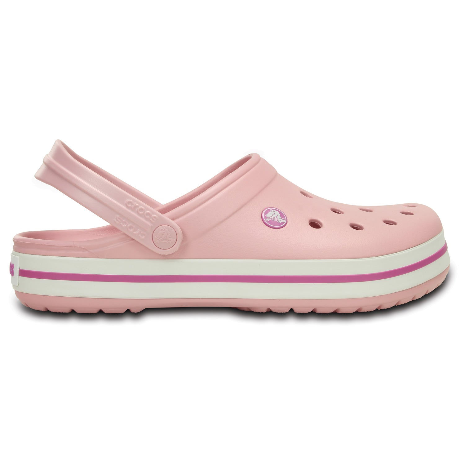 Crocs Crocband Clogs - Pearl Pink/Wild Orchid