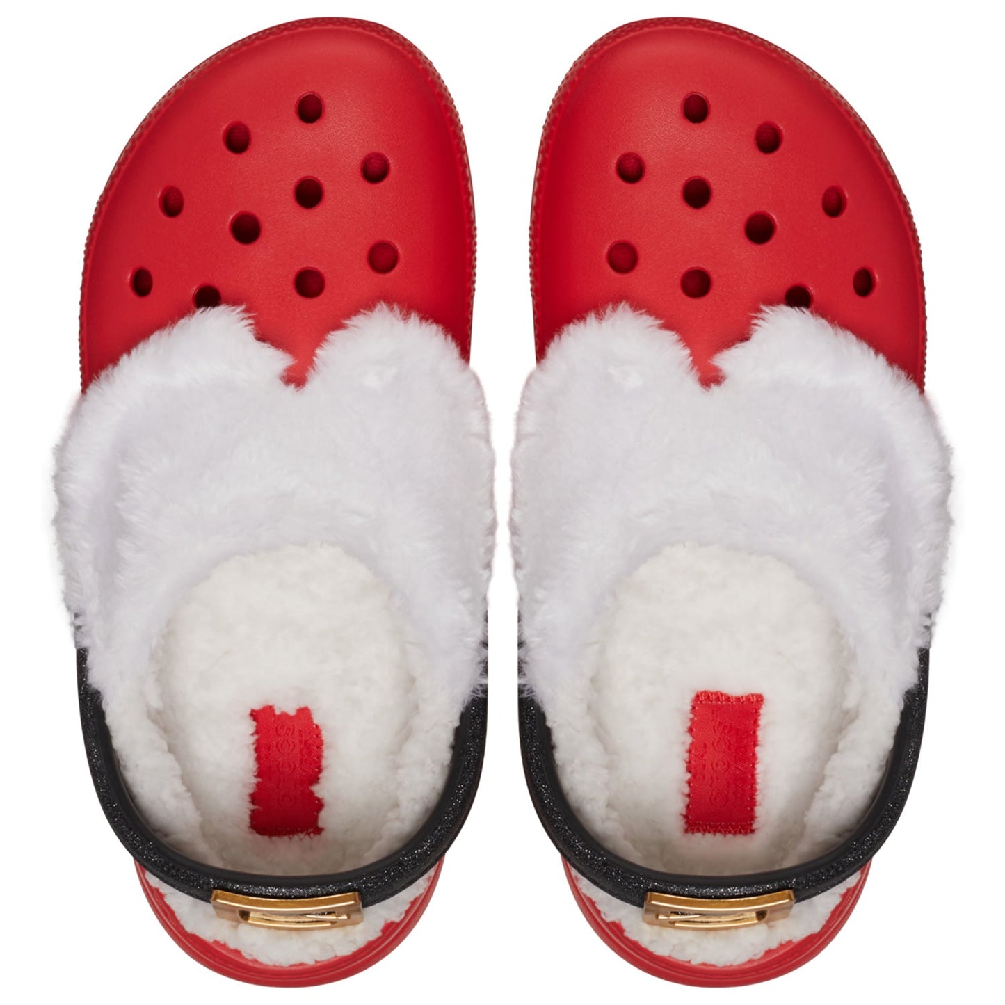 Crocs Classic Lined Santa Clog (210933) - Varsity Red/Multi