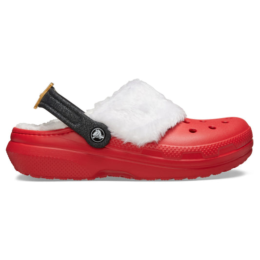 Crocs Classic Lined Santa Clog 210933 Varsity Red/Multi
