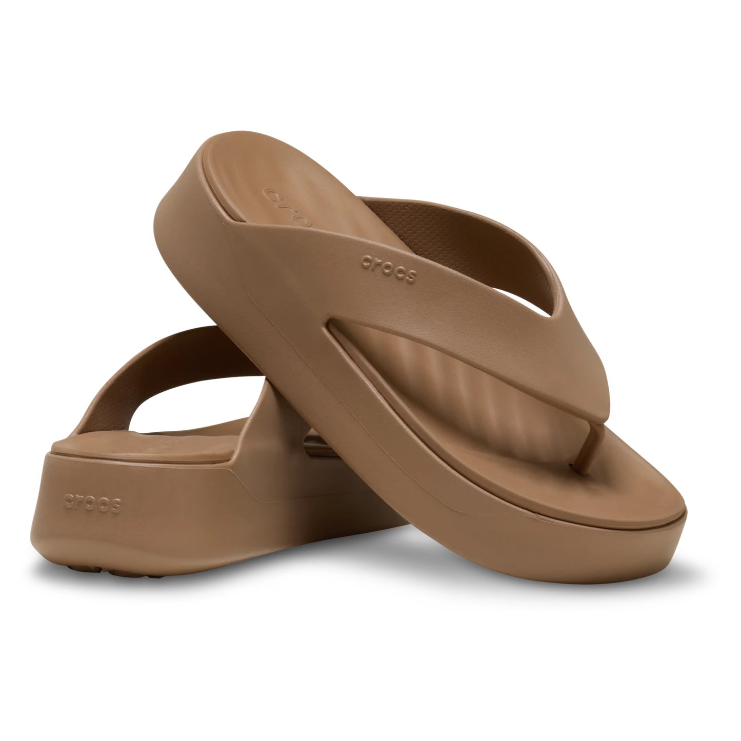 Crocs Getaway Platform Flip (209410) - Milk Chocolate