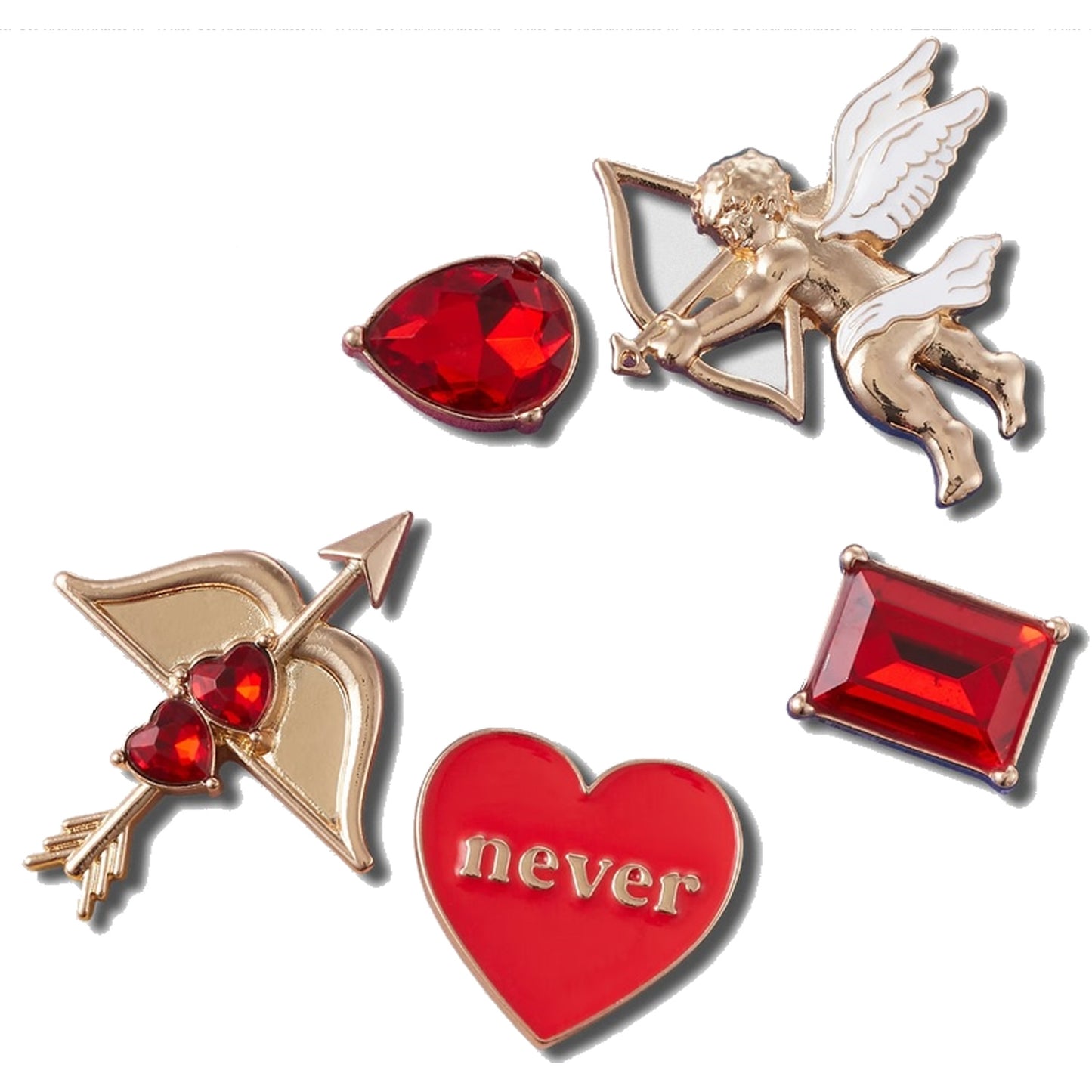 Crocs Jibbitz Valentines 5 Pack