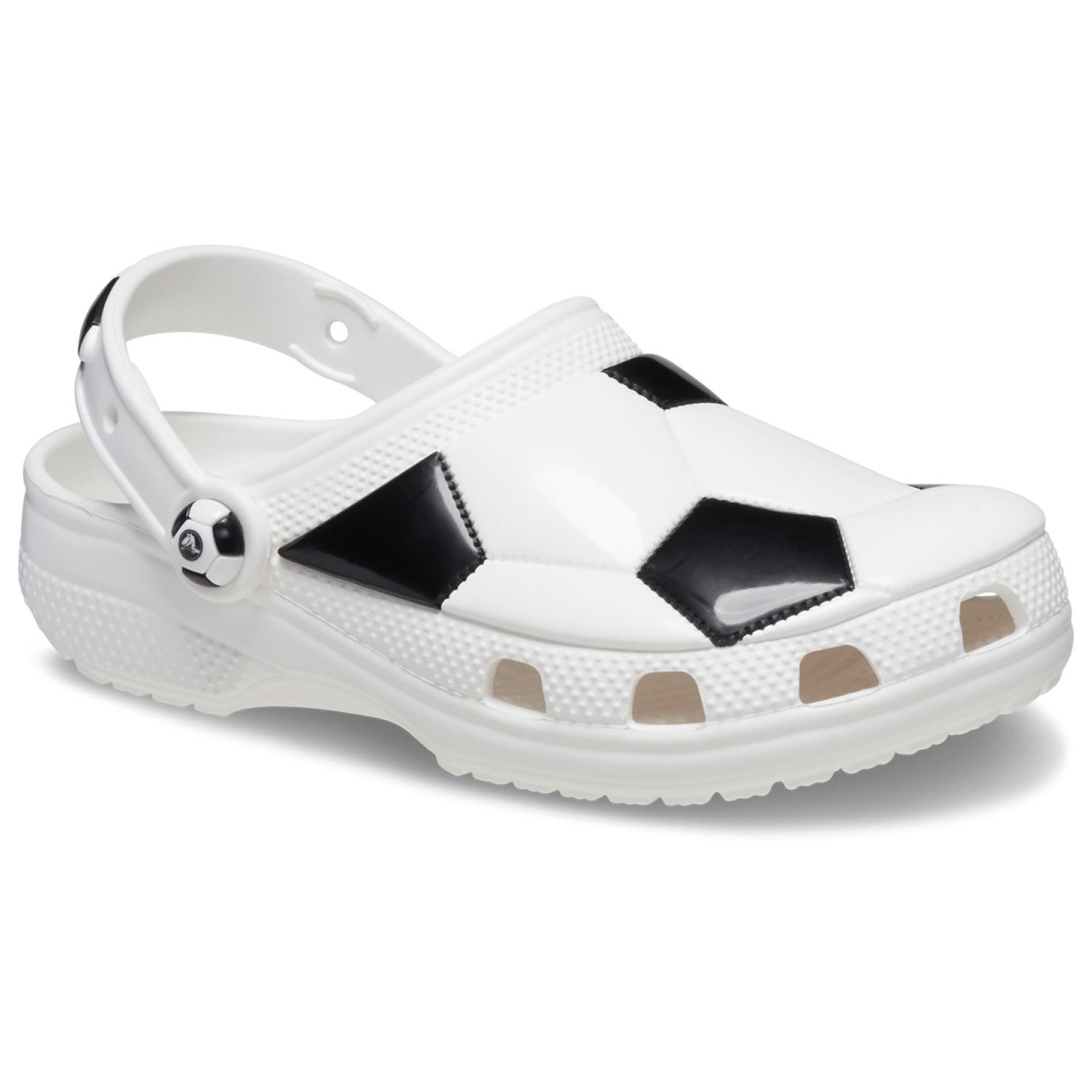 Crocs Classic Football Kids Clog (210157) - White/Black