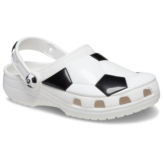 Crocs Classic Football Kids Clog (210157) - White/Black