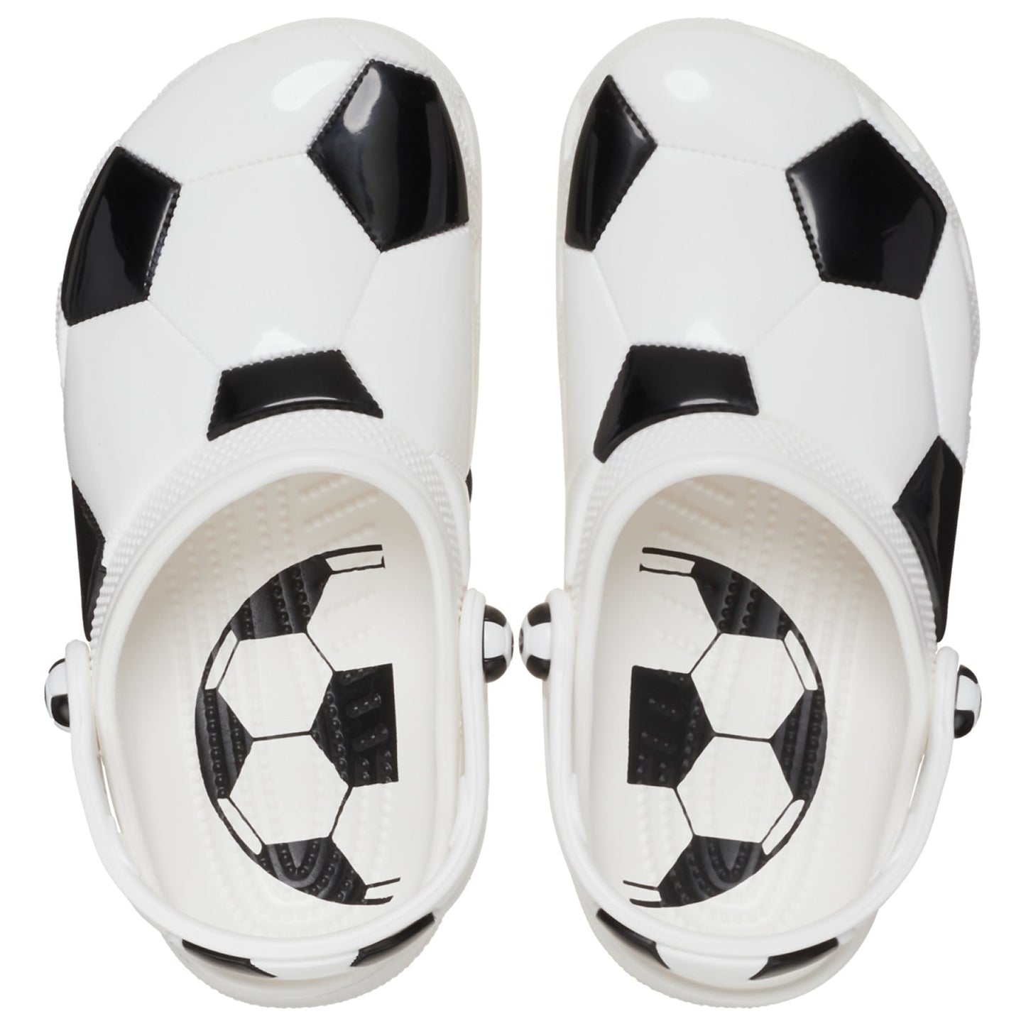 Crocs Classic Football Kids Clog (210157) - White/Black