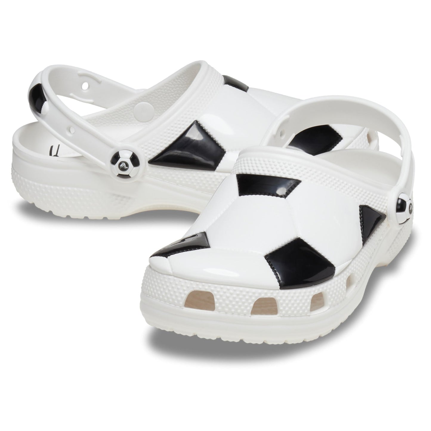 Crocs Classic Football Kids Clog (210157) - White/Black
