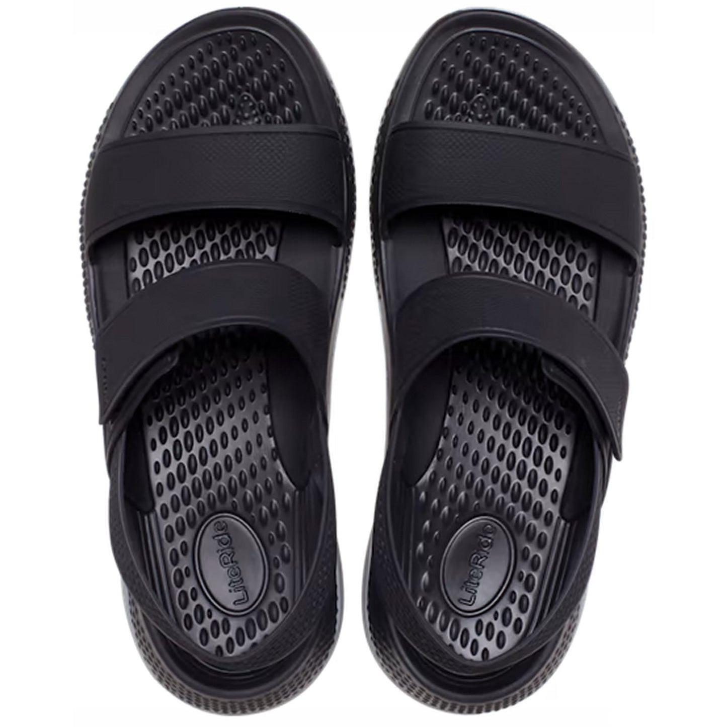 Crocs LiteRide 360 Sandal Women Black Light Grey
