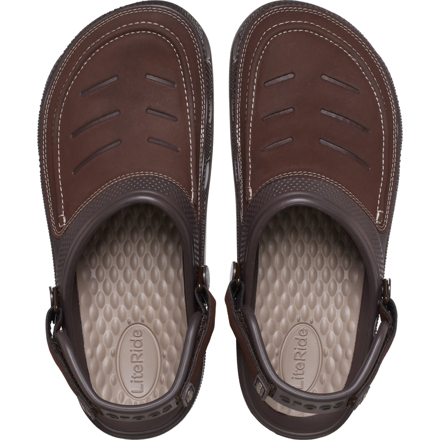 Crocs Yukon Vista II Literide Clog Men (207689) - Espresso/Mushroom