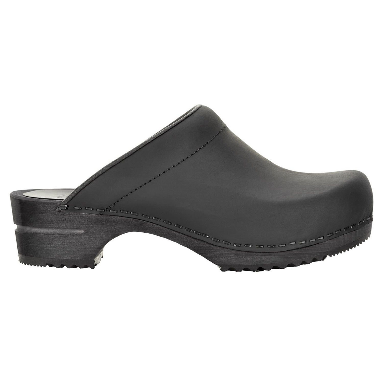 Sanita Chrissy Wooden Clogs in Black (1200009)