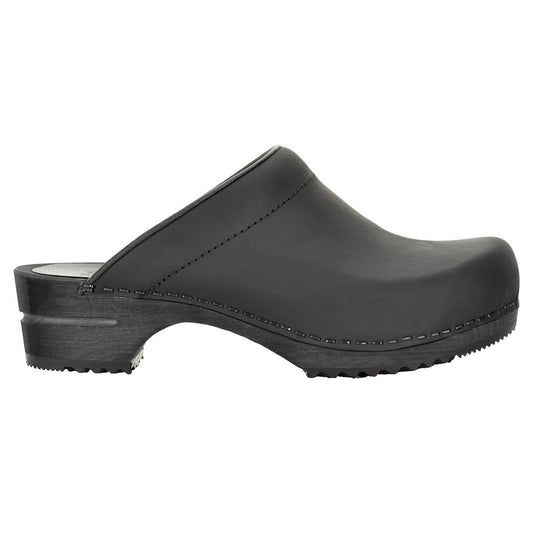 Sanita Chrissy Wooden Clogs in Black (1200009)