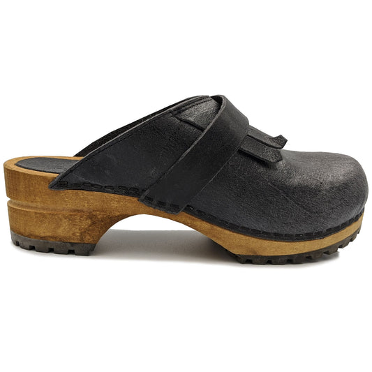 Sanita Larna Vintage Clogs in Black