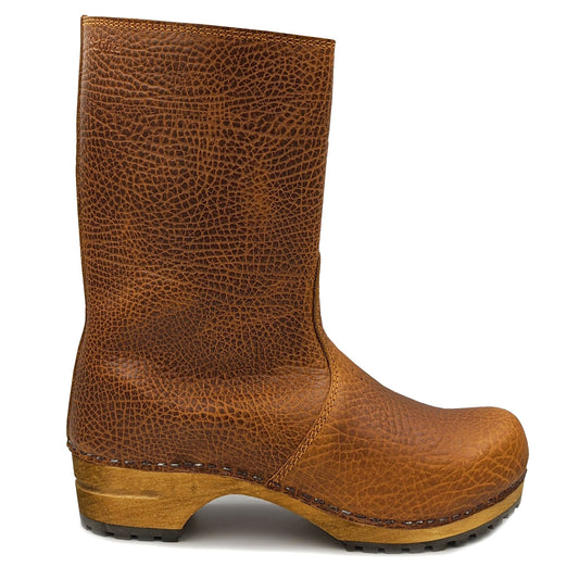 Sanita Puk Milled Leather Clog Boots