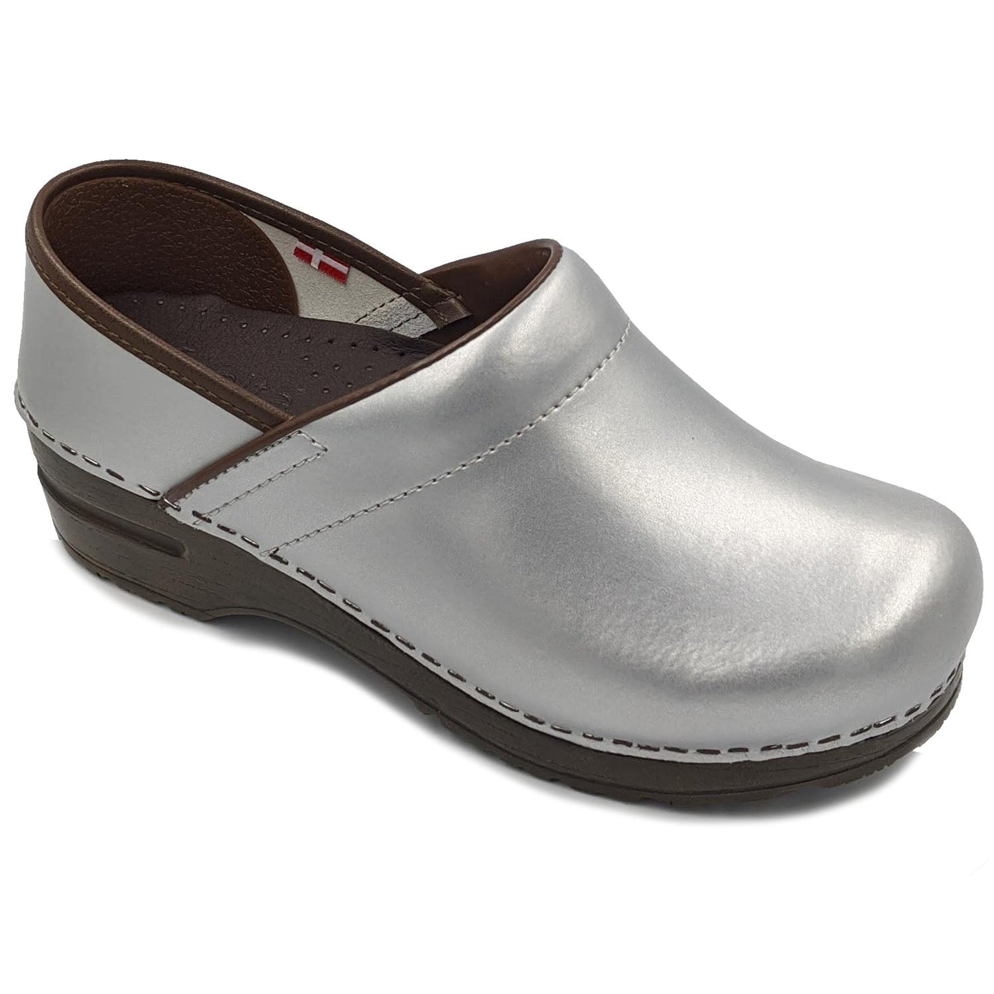 Sanita Izabella Professional Clogs in Silver