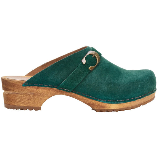 Sanita Hedi Suede Dark Green 457190