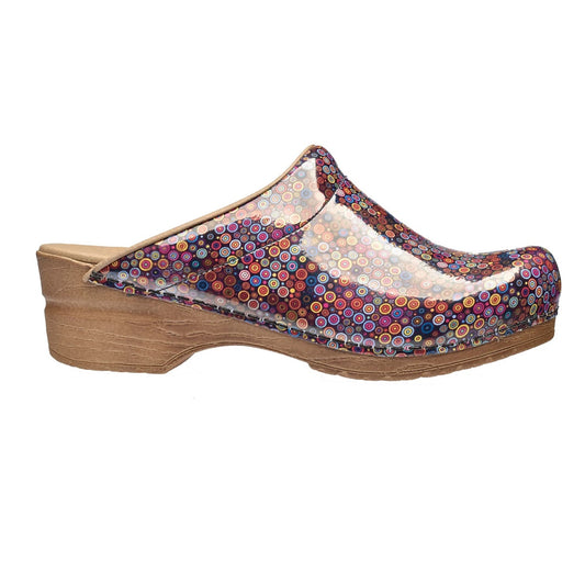 Sanita Illo Sixties Style Clogs in Burned Orange 477647