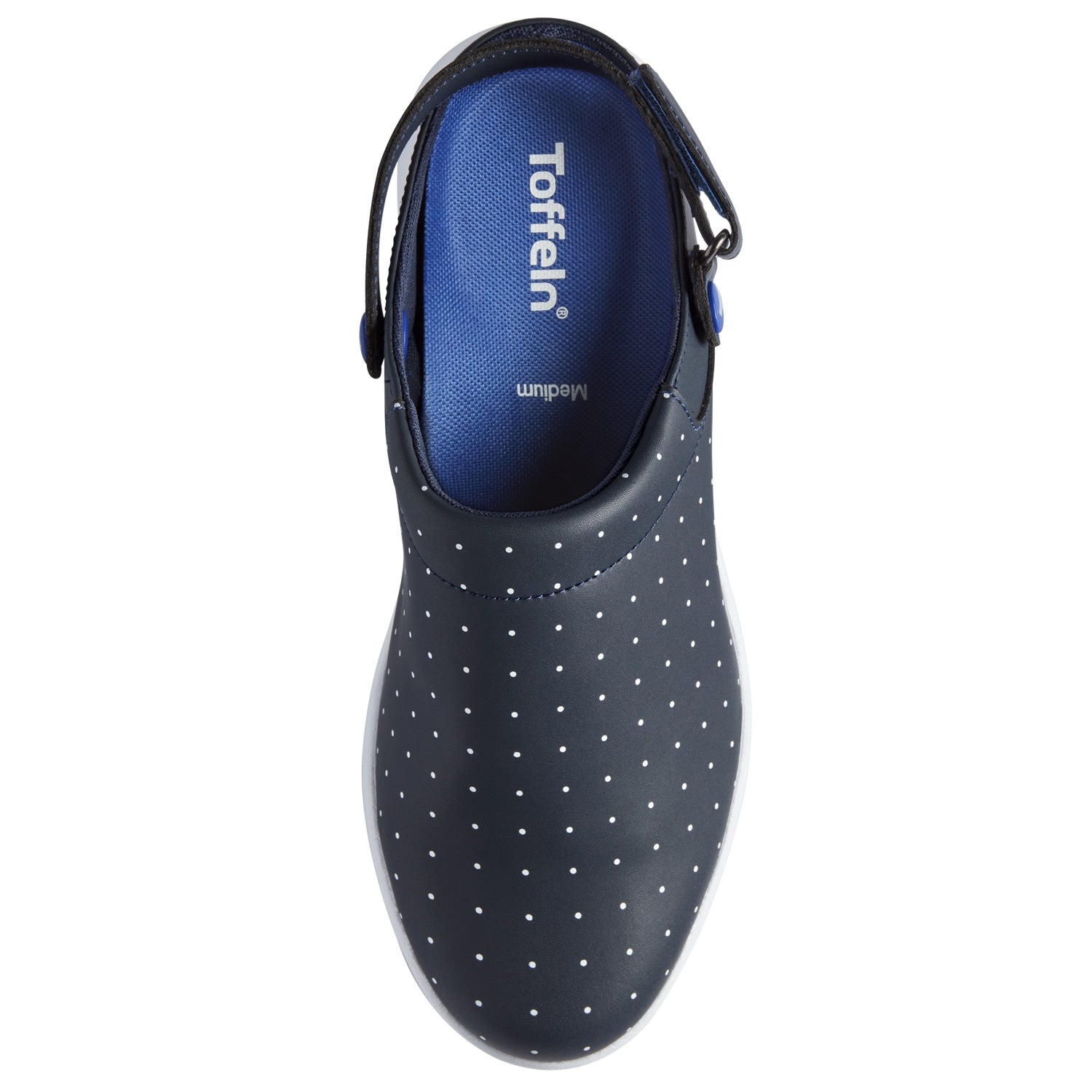Toffeln Ultra Lite 0616 - Navy Polka Dots